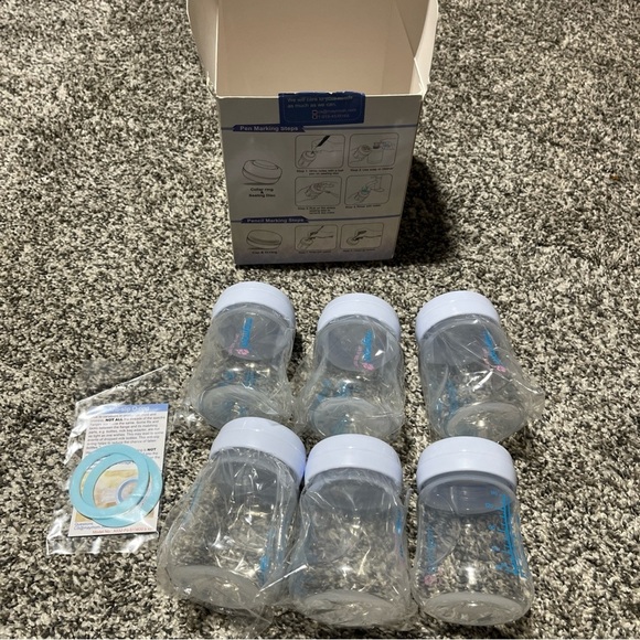 Maymom Wide-Mouth Milk Storage Bottle Sealing Disk 6 Bottles 140 ML - Picture 7 of 7